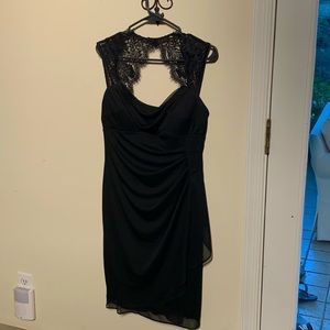 Black cocktail dress